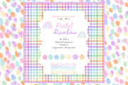 Pastel Rainbow Grandmillenial Frames, a Background Graphic by Essem Creatives (Thumbnail 1 of 6)