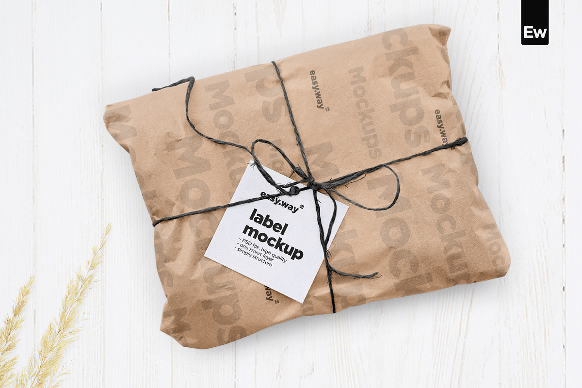 Wrapping Paper Psd Mockup, a Packaging Mockup by easy.way (Photo 4 of 5)