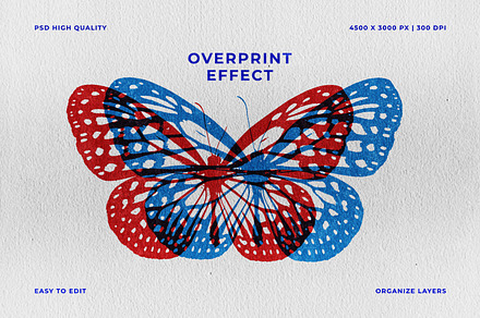 Overprint Design Photoshop Effect, a Layer Style Add-On by Pitchlook.Studio