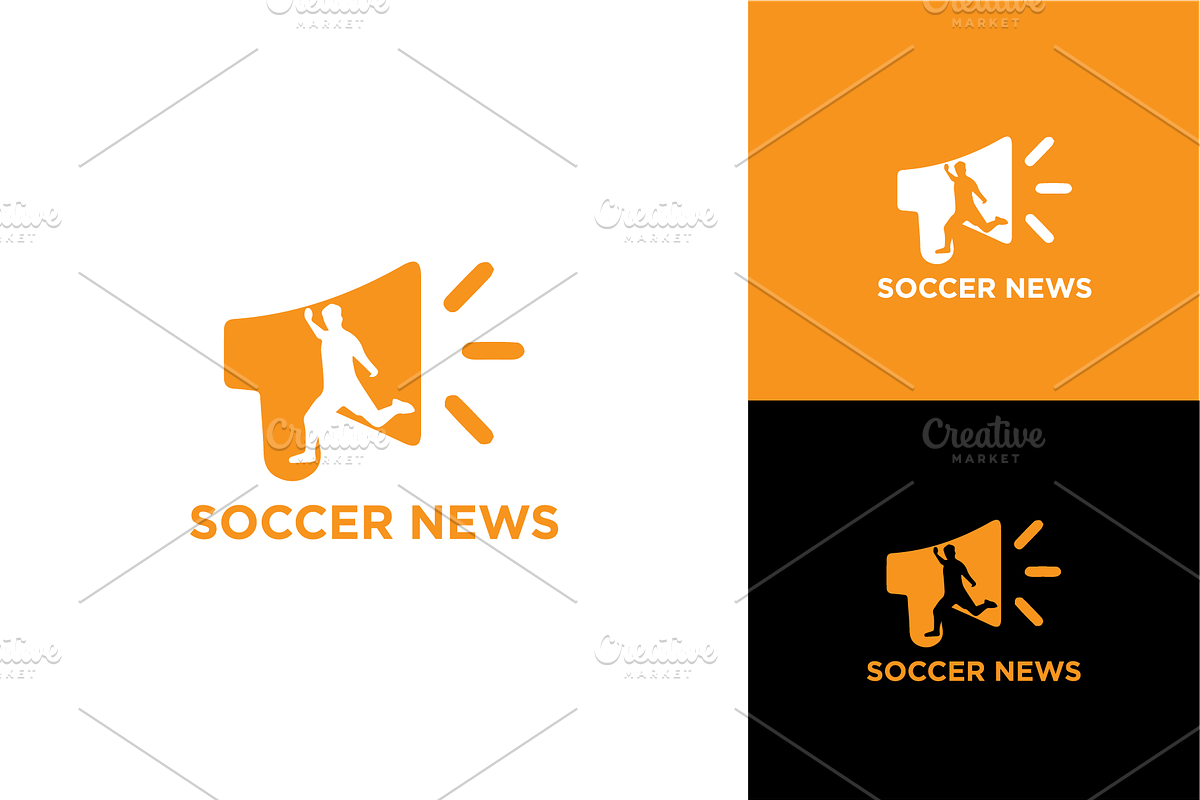 Soccer News Logo, a Branding & Logo Template by zaqilogo