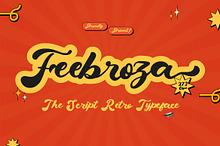 Feebroza - Script Retro Font