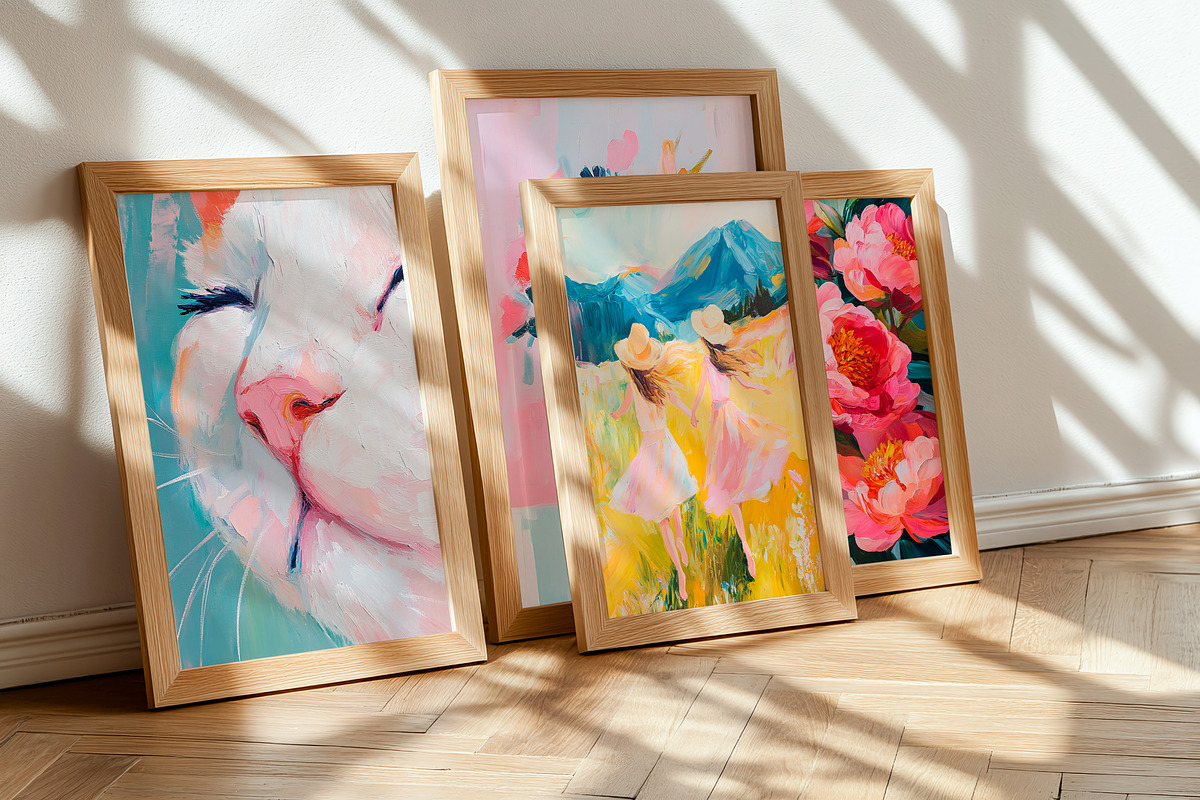 127 Spring Modern Prints Gallery, a Wallpaper Graphic by Feelsoul (Photo 7 of 13)