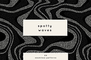 Spotty Waves | Seamless Patterns Set, a Pattern Graphic by Curly_Pat (Thumbnail 1 of 7)