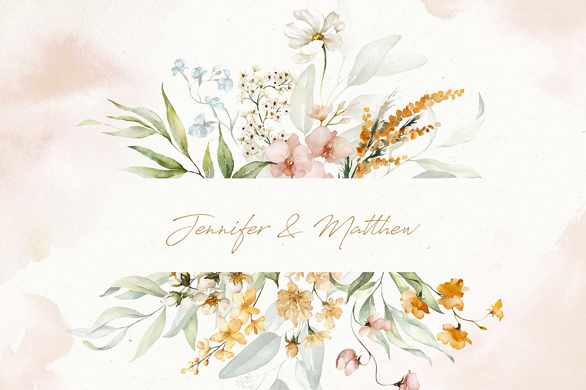 Dutch - Watercolor Floral Alphabet, a Decorative Illustration by Veris Studio (Photo 8 of 15)
