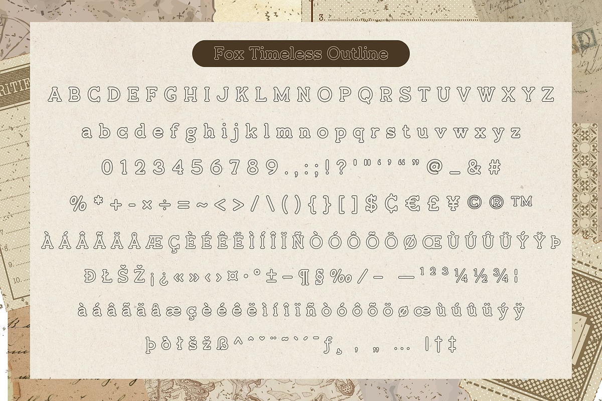 Fox Timeless 5 Font Styles, a Slab Serif Font by Fox7 By Rattana (Photo 14 of 15)