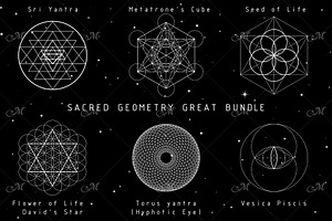 Sacred Geometry Great Bundle PNG/EPS