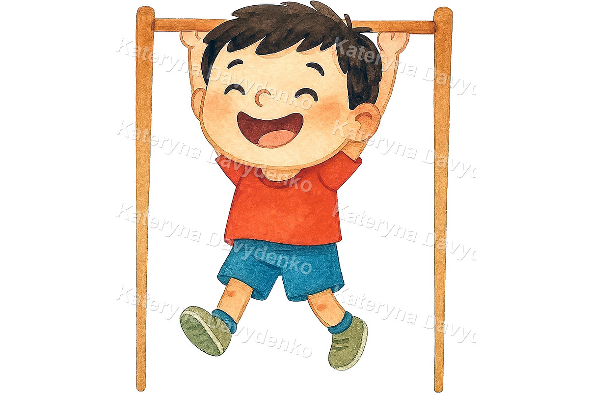 Kids Sports Activities Set, a Sport Illustration by Bubert Art (Photo 4 of 7)