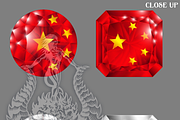 10 Country Flags & language Icons, an Object Graphic by Abysm Internal (Thumbnail 3 of 3)