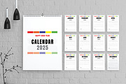 Colourful Calender Design 2025, a Stationery Template by MightyDesign (Thumbnail 1 of 7)