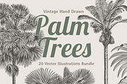 Palm Tree Vector Illustration Bundle, an Illustration by Kusumaillustration (Thumbnail 1 of 15)