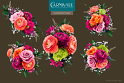 Carnivale Floral Clip Art Collection, an Object Graphic by Eclectic Anthology (Thumbnail 12 of 21)