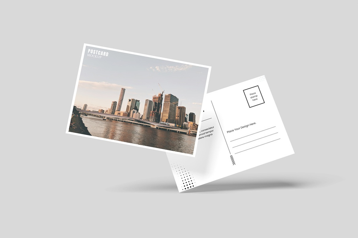 Postcard Mockup, an Advertising Mockup by GraphicWindow (Photo 6 of 6)