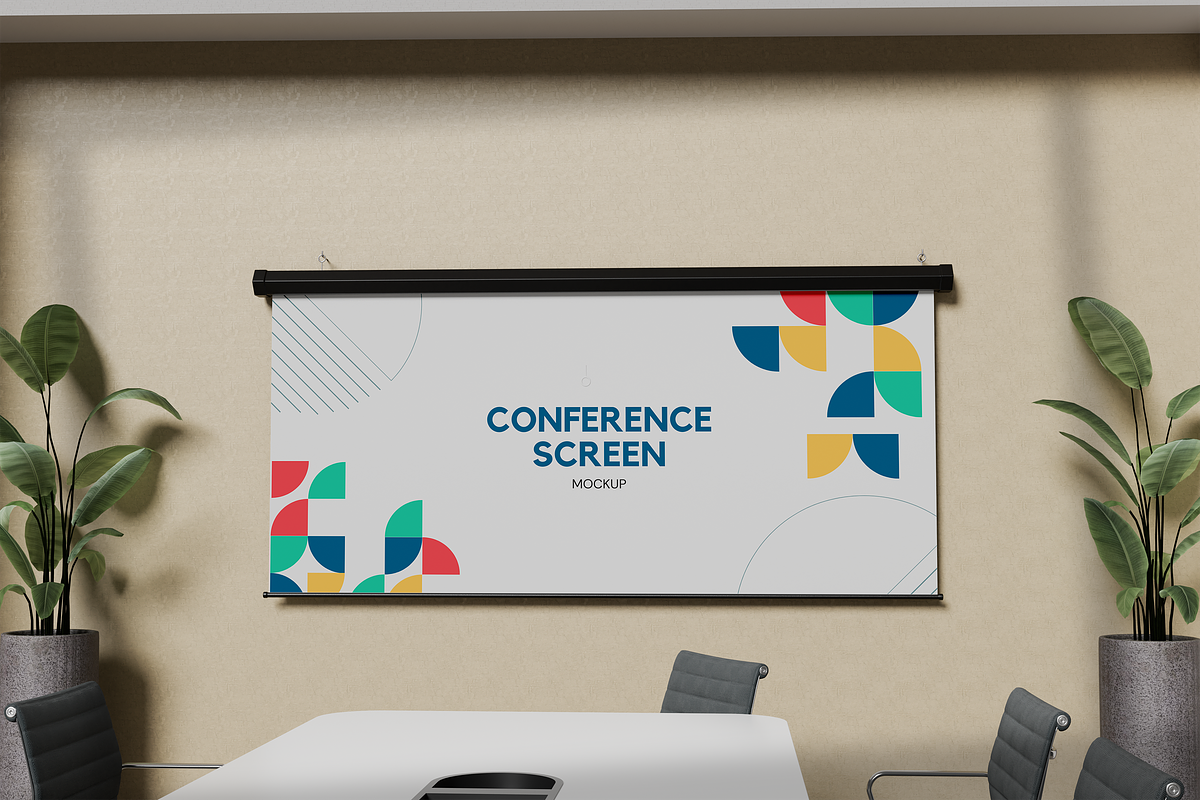 Conference Hall Screen Mockup, a Product Mockup by xavier_studio (Photo 4 of 5)