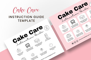 Cake Care Instruction Guide