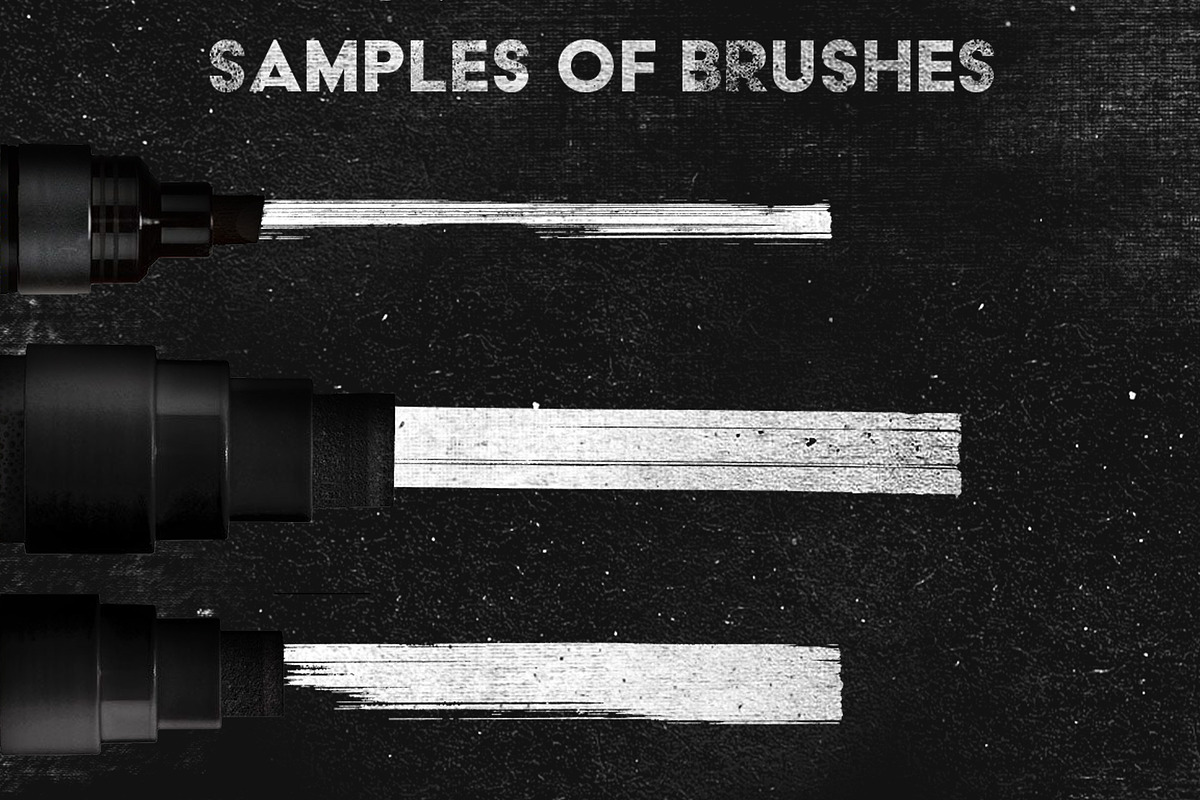 Marker Illustrator Brushes, a Brush Add-On by Leonard Posavec (Photo 2 of 6)
