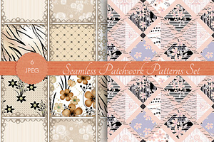 SALE PATCHWORK Seamless Pattern Vol3