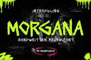 Morgana – Handwritten Brush Font