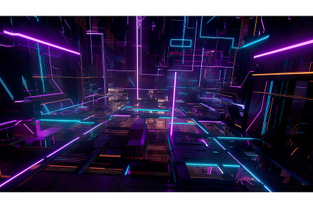 Cyberpunk background, magenta violet, a Texture Graphic by tilialucida