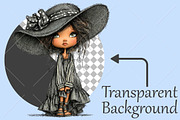 Whimsical 4th of July Girls Clipart, a Seasonal Illustration by Canvas Craft (Thumbnail 2 of 10)