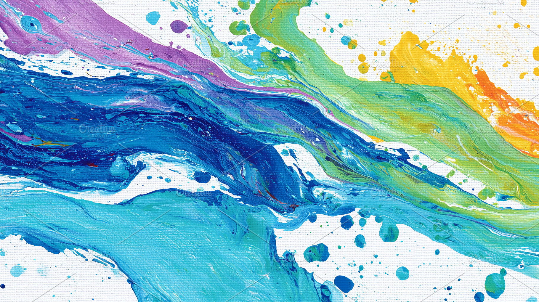 Vibrant abstract painting dynamic, an Arts & Entertainment Photo by MistyDay