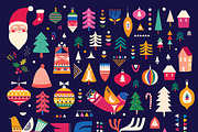 BEST CHRISTMAS BUNDLE 16 PRODUCTS, an Animal Illustration by MoleskoStudio (Thumbnail 19 of 56)