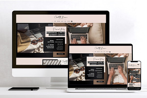 Wix Blog Theme Website Template