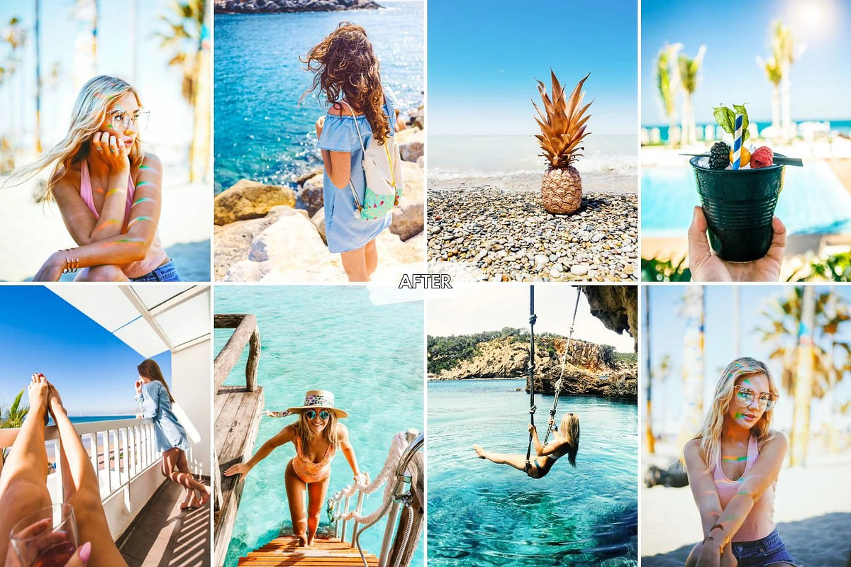 10 Aqua Dream Lightroom Presets, a Preset Add-On by LucaTheme (Photo 2 of 9)