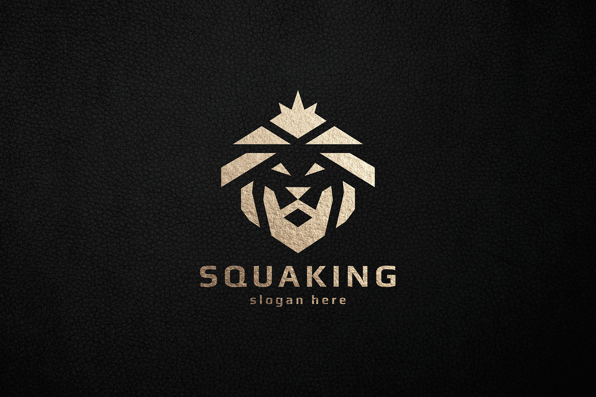 Squa King Lion Head Logo, a Branding & Logo Template by Design_Planet (Photo 5 of 5)