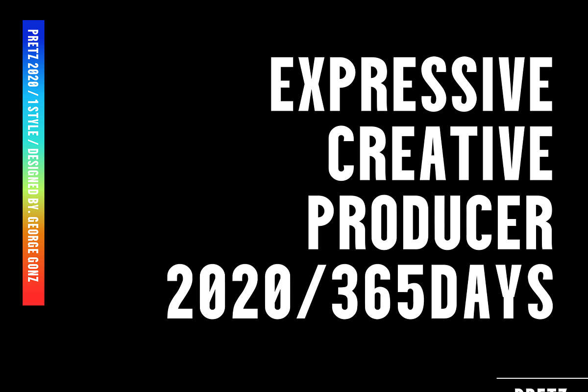 Pretz Typeface preview 2