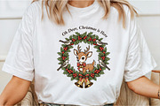 Vintage Christmas PNG, Deer, a Graphic by Libby Wishes (Thumbnail 3 of 6)