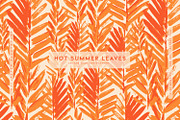 Hot Summer Leaves, a Wallpaper Graphic by MalyskaStudio (Thumbnail 1 of 6)