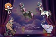 Circus Graphics Clipart PNG, a Sport Illustration by KaramfilaS (Thumbnail 3 of 7)