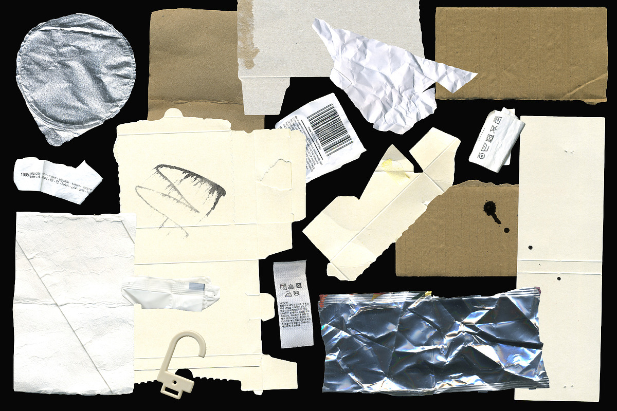 Paper Collage and Scribbles Elements, a Graphic by LarysaZabrotskaya (Photo 22 of 24)
