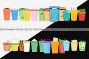 Sorting Bins Clipart, a Graphic by Artnoy (Thumbnail 2 of 5)