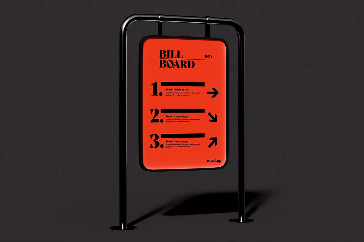 Billboard Mockup, an Advertising Mockup by skybluecreative (Photo 2 of 2)