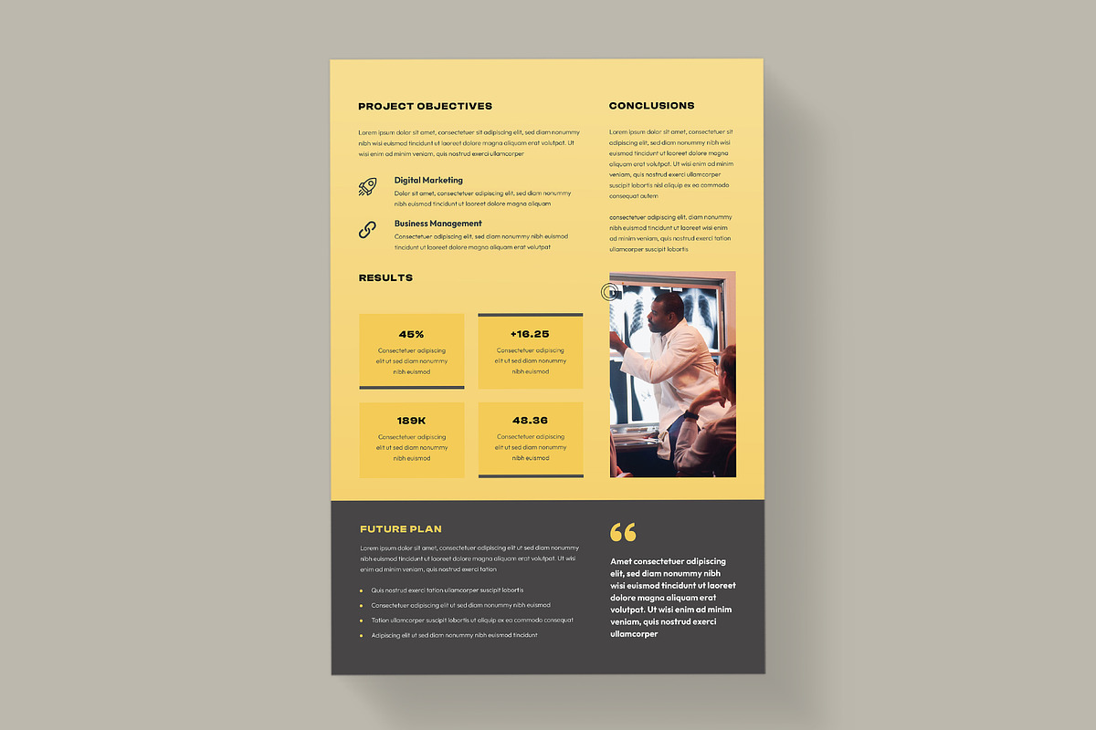 Case Study Template | InDesign preview 3