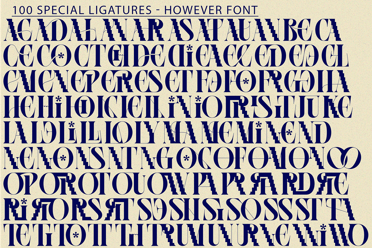 However - Pixel Serif Font, a Serif Font by 177Studio (Photo 8 of 8)