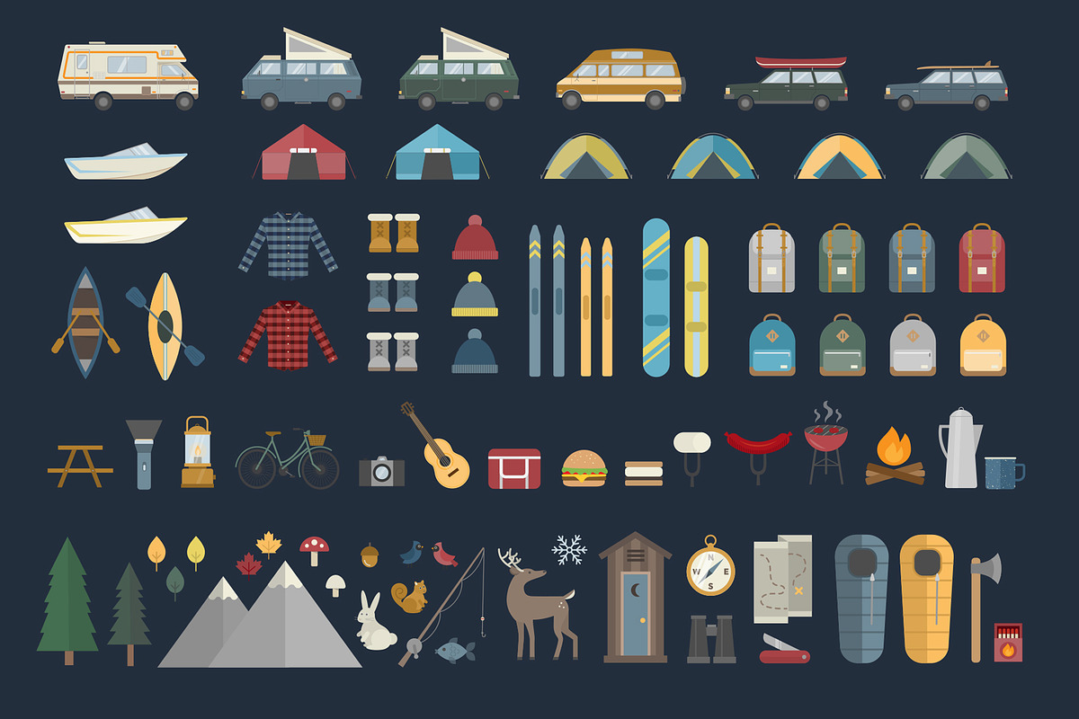 Cabin Life Icon Collection, an Icon by GraphicsByKassy (Photo 3 of 11)