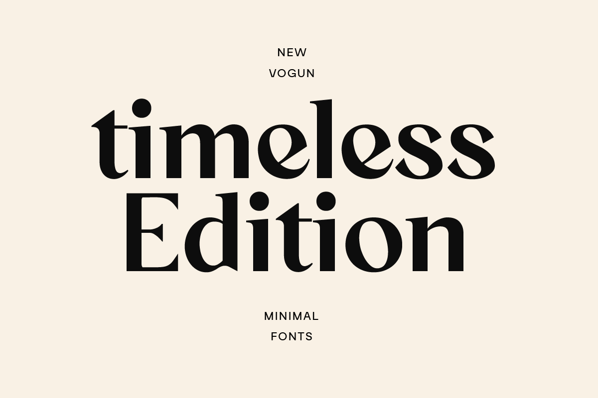 Vogun Minimal Modern Font, a Sans Serif Font by Yukita Creative (Photo 3 of 10)