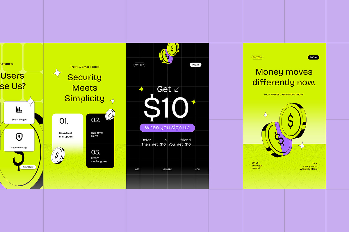 AI Financial Technology Instagram, a Social Media Template by fakhroo (Photo 3 of 5)