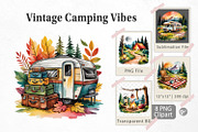 Vintage Camping Vibes, a Graphic by Artnoy (Thumbnail 1 of 5)