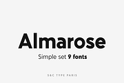 Almarose Font Collection (9 fonts), a Sans Serif Font by S&C Type (Thumbnail 1 of 10)