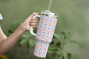 Preppy Lobster Pattern - Pink Blue, a Pattern Graphic by Hello Holly Studio (Thumbnail 5 of 10)
