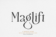 Maglift serif 200+ ligature collecti, a Serif Font by suhadidesign (Thumbnail 1 of 11)