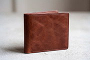 Leather Wallet Mockup Template, a Merchandise Mockup by graphypix (Thumbnail 2 of 4)
