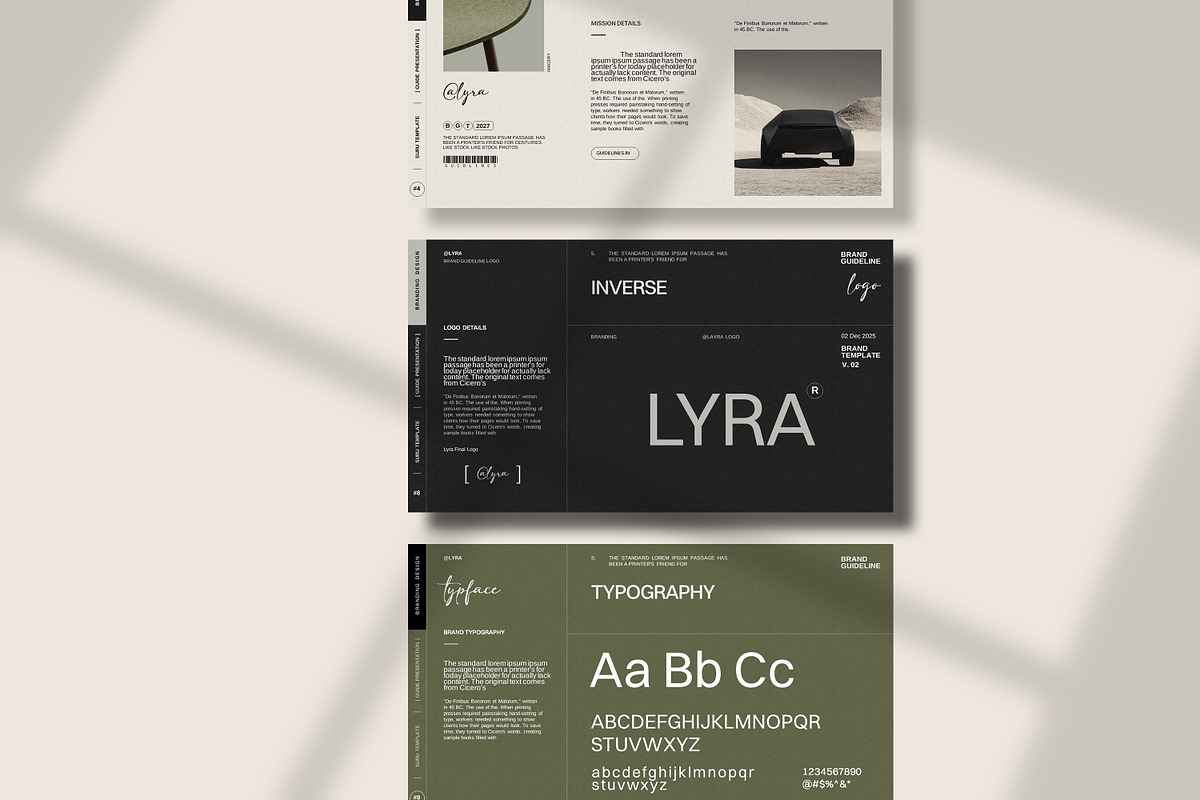 Lyra | Brand Guidelines, a Presentation Template by slidestock55 (Photo 8 of 17)
