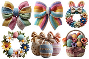 Latch Faux Yarn Happy Easter Day Bun, an Illustration by Designworld (Thumbnail 7 of 7)