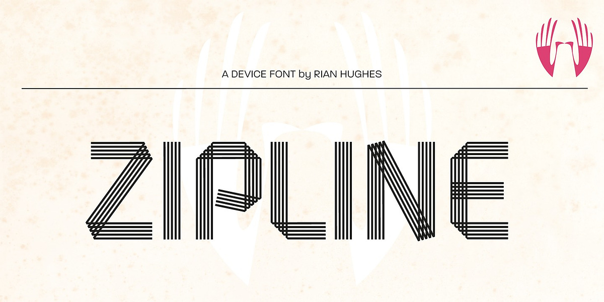 Zipline, a Sans Serif Font by Device (Photo 1 of 6)