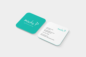 Square Business Card - Round Corner