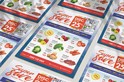 Supermarket Grocery Flyer Template, a Flyer Template by jobnabru (Thumbnail 1 of 2)